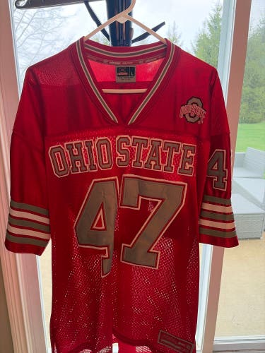 Ohio State Red Large Men's Athletic Knit Jersey (Used)