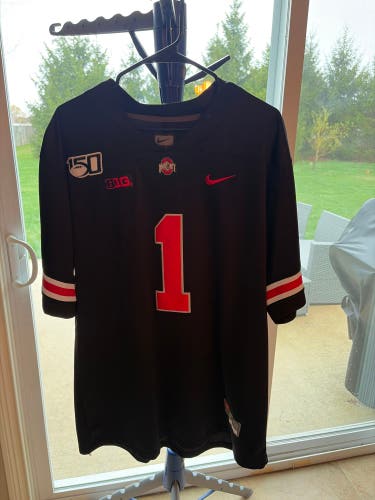 Justin Fields Black XL Men's Nike Jersey (Used)