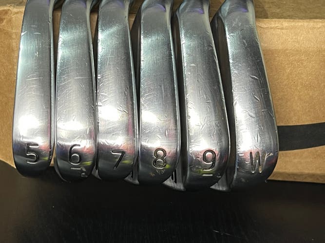 PXG 0211 ST Iron Set 5-PW Lefty True Temper Tour Steel Stiff Flex Stock Grips