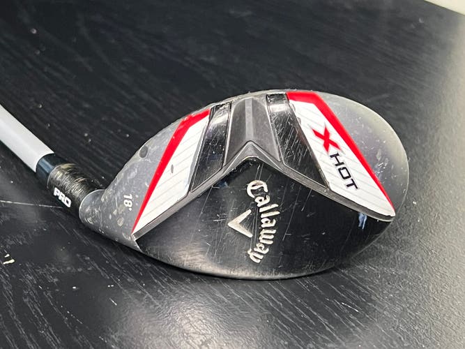 Callaway X-Hot Pro 18° 3H Hybrid RH 40.5" Project X 6.0 Stiff Flex GP MCC Grip