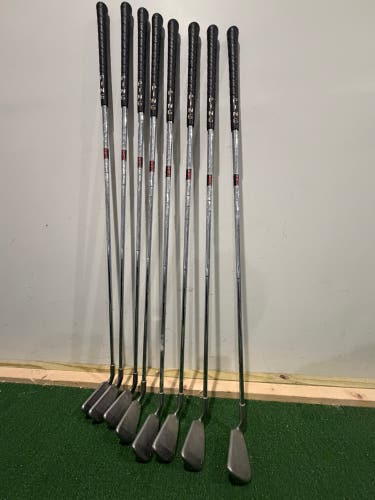 Men's 1996 Ping ISI Right Handed Iron Set Stiff Flex Steel Shaft (Used)
