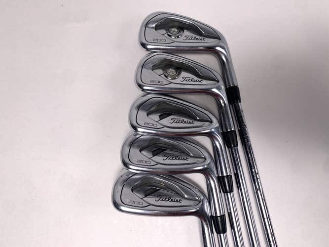 Titleist T200 Iron Set 6-PW True Temper AMT Black S300 Stiff RH Midsize Grips