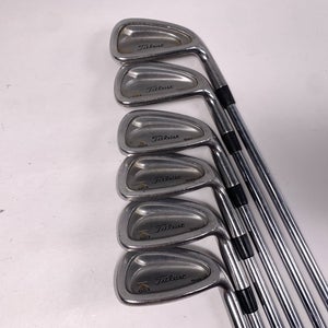 Titleist DCI 981 Iron Set 4-PW Stiff Steel Mens RH No 6 iron