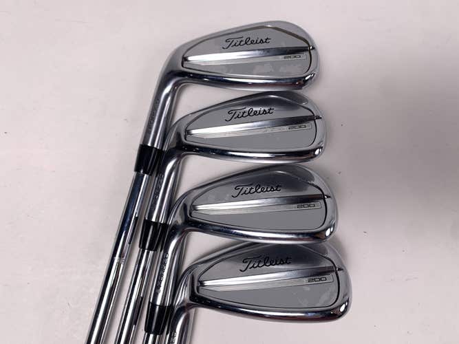 Titleist T200 2023 Iron Set 8-PW+48* N.S. Pro Zelos 7 Regular Steel Mens LH