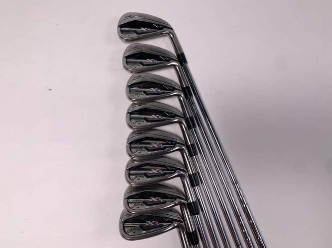 Callaway XR Pro Iron Set 4-PW+AW True Temper XP S300 95g Stiff Steel Mens RH