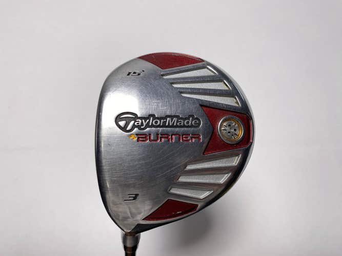 TaylorMade Burner Steel 2007 3 Fairway Wood 15* REAX SuperFast 50g Regular LH