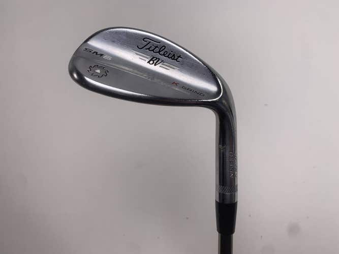 Titleist Vokey SM6 Tour Chrome Lob Wedge LW 58* 12K Recoil 110 F4 Stiff RH