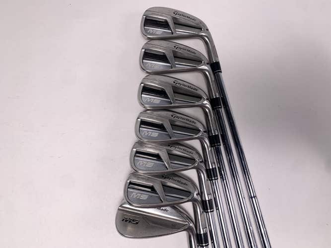 TaylorMade M5 Iron Set 5-PW+GW KBS 90 Stiff Steel Mens RH