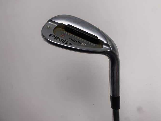 Ping Tour-W Brushed Silver Sand Wedge SW 56* 10 Bounce Black Dot AWT Stiff RH