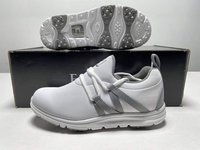 FootJoy Junior Golf Shoes White SZ 4 ( 48209) NEW