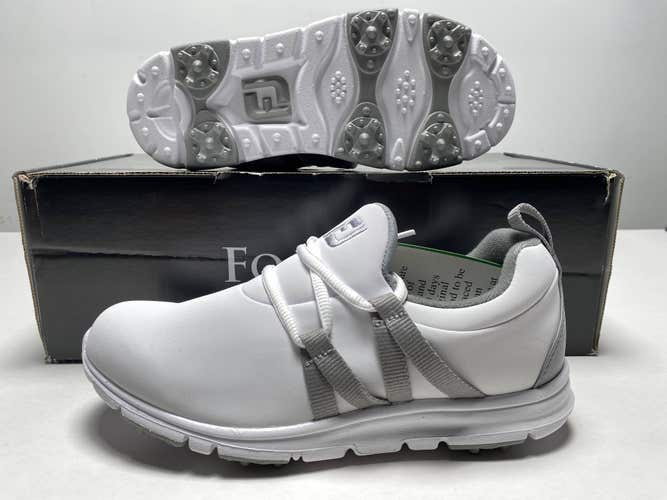FootJoy Junior Golf Shoes White SZ 5 ( 48209 ) NEW