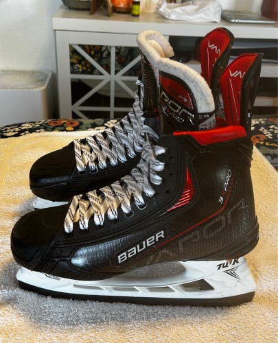 Bauer Vapor 3X Pro Hockey Skates 8.5 Fit 3 (Used) with LS PulseTI Steel and an extra set of LS Steel