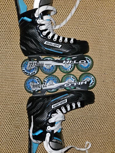 Bauer RSX Inline Skates Regular Width Size 4 (Used Like New)