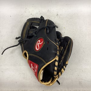 Used Rawlings R9 SERIES BB/SB Glove RH Throw Black 9 1/2" 11851-S000044684