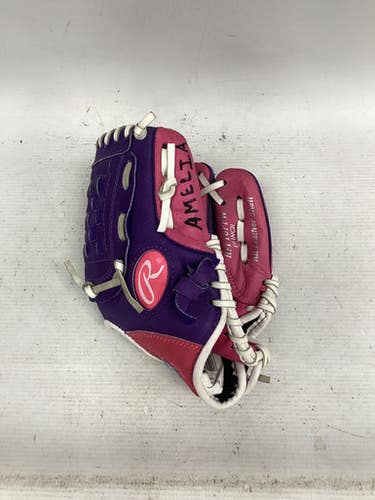 Used Rawlings HIGHLIGHT BB/SB Glove RH Throw Pink 10" 11851-S000044692