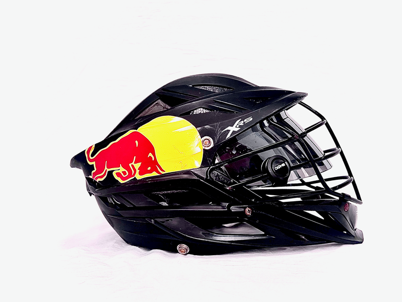 LACROSSE XRS REDBULL HELMET - with removable grey reflective visor