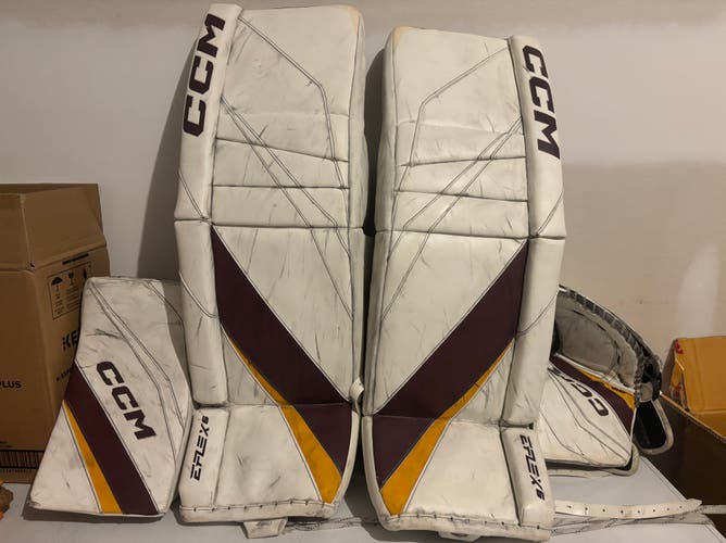 34" +2 CCM EFlex 6 Regular Goalie Full Set (Used)