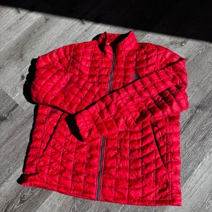 The North Face puffy jacket, red XL