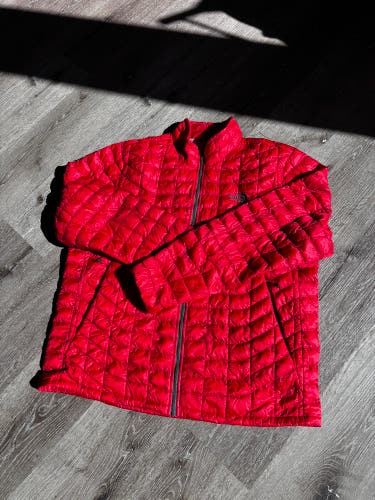 The North Face puffy jacket, red XL