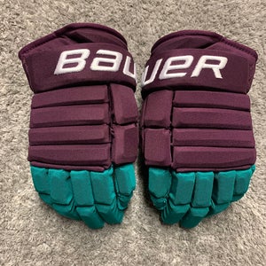 Bauer Pro Series Hockey Gloves 13" Pro Stock Mighty Ducks Retro