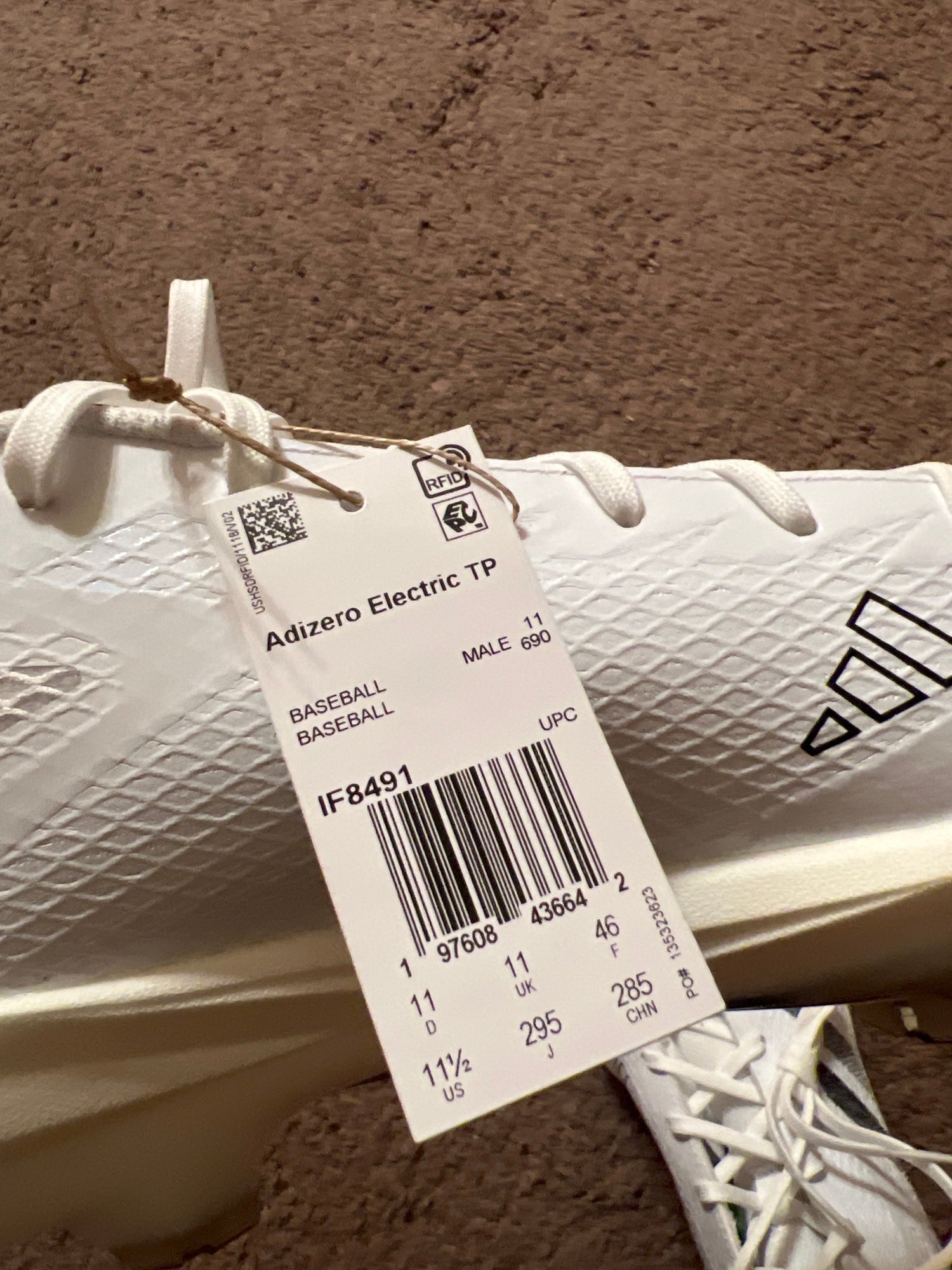 NEW Adidas Adizero Electric TPU Baseball Cleats White IF8491  display picture 3