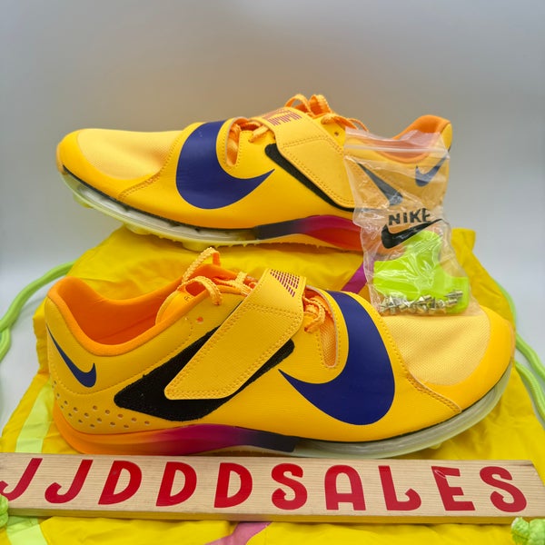 Nike Zoom LJ Long Jump Elite Citron Pulse Track Spikes FZ9326-800 Men’s Sz 11
New Without Box