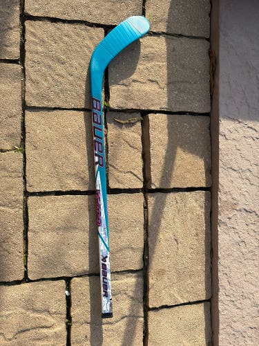 Youth Bauer Mystery Mini Left Hand Hockey Stick Less Than 30 Flex (New)