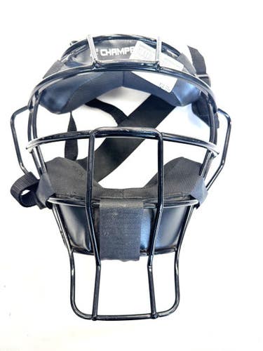 Used Champro BLACK Catchers Mask Black 11860-S000306246