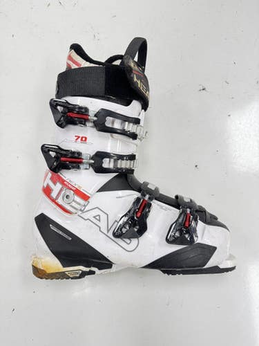 Used Head 70 NEXT EDGE Mens DH Ski Boot White 275 MP - M09.5 - W10.5 11860-S000306149