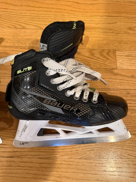 2024 Bauer Elite Hockey Goalie Skates Regular Width Size 4.5 (Used)