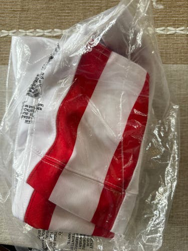 BNIB Detroit Red Wings White Centennial Classic Senior XL Reebok Edge Socks Pro Stock (New)