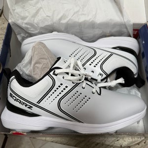 White Men's Size M 10.5 (W 11.5) Adult Low Top Metal (New)