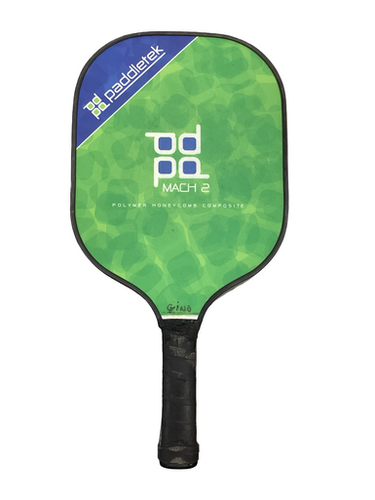 Used PADDLETEK MACH 2 Pickleball Racquet Green 11613-S000179318