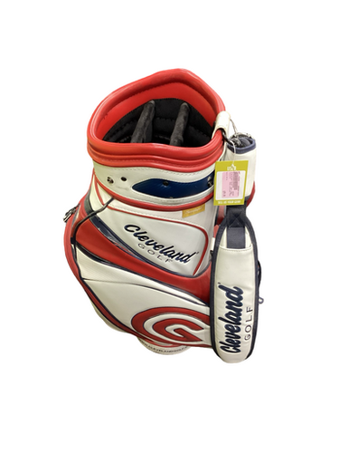 Used Cleveland CLEVELAND STAFF Mens Cart Bag White 11613-S000179260