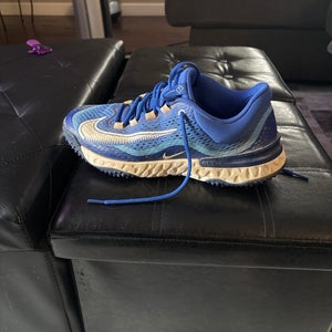 Blue Men's Size M 10.0 (W 11.0) Youth Nike Huarache Shoes (Used)