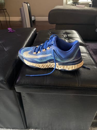 Blue Men's Size M 10.0 (W 11.0) Youth Nike Huarache Shoes (Used)