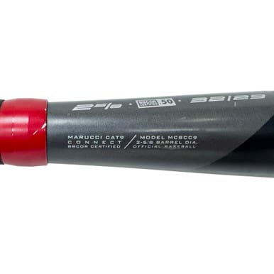 Batte Baseball Marucci CAT 9 Alloy BBCOR – 32 Pouces, 29 Oz, Bleue – Adulte