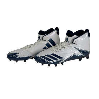 Used Adidas FREAK Adult FB Cleats White Senior 11.5 11506-S000294884