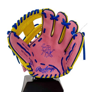 Used Rawlings HEART OF THE HIDE PROR204W-2PY BB/SB Glove RH Throw Pink 11 1/2" 11506-S000295302