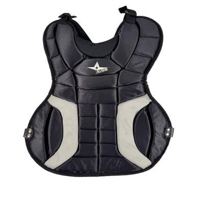 Used All-Star CP1216PS Catchers Chest Protector Black Adult 11506-S000296210