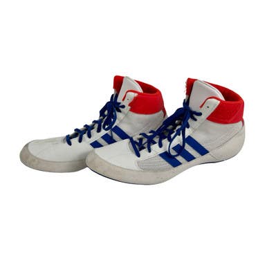 Used Adidas Wrestling Shoes White Senior 14 11506-S000296224