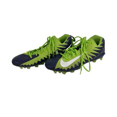 Used Nike ALPHA MENACE Adult FB Cleats Navy Blue Senior 13.5 11506-S000296251