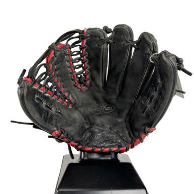 Used Rawlings PRO LITE SPL1225MT BB/SB Glove RH Throw Black 12 1/4" 11506-S000296262