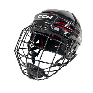 Used CCM TACKS 70 Helmet Cage Combo Black MD 11506-S000296333