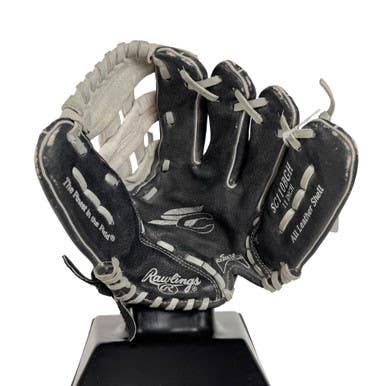 Used Rawlings SURE CATCH SC110BGH BB/SB Glove RH Throw Black 11" 11506-S000296329