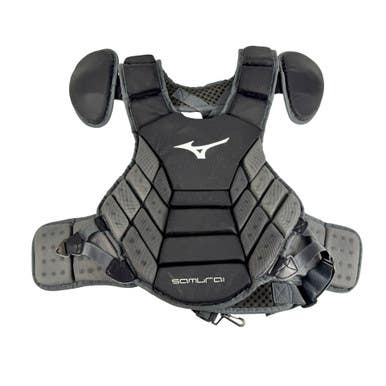 Used Mizuno SAMURAI Catchers Chest Protector Grey Adult 11506-S000296616