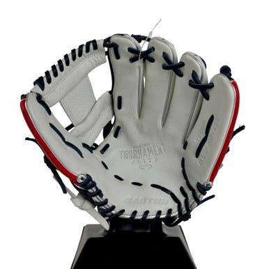 Used Easton TOURNAMENT ELITE TEB1151 BB/SB Glove RH Throw Navy Blue And Red 11 1/2" 11506-S000296631