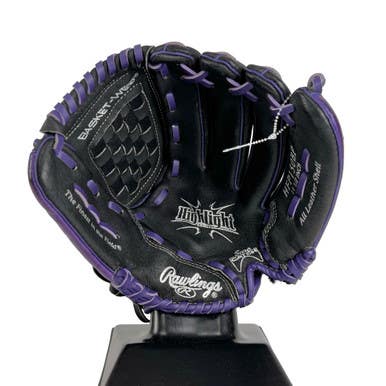 Used Rawlings HIGHLIGHT HFP150BP RH Throw Fastpitch Gloves Black 11 1/2" 11506-S000296640