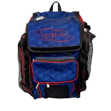 Used BoomBah BB/SB Team Wheeled Bag Royal Blue And Red 11506-S000296701