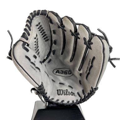 Used Wilson A360 A03RS2113 BB/SB Glove RH Throw Black And Grey 13" 11506-S000297004